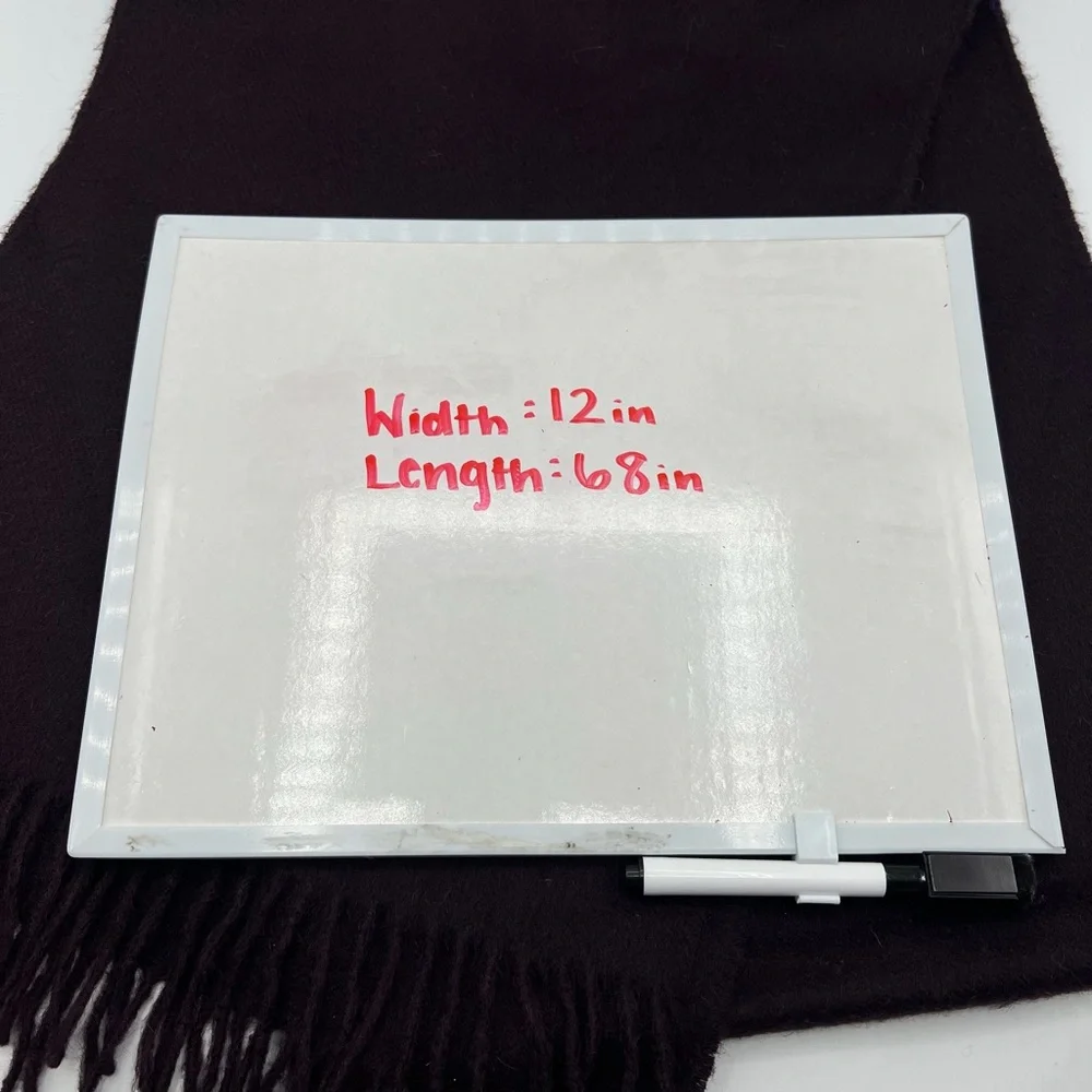 Audrey Buckner 100% Baby Alpaca Purplish Scarf Made‎ in Peru